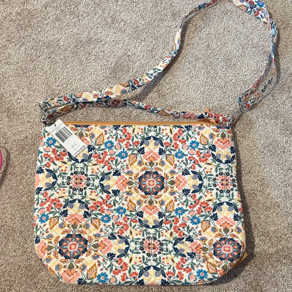 Vera Bradley Oversized Hobo Shoulder Bag - Enchanted Mandala